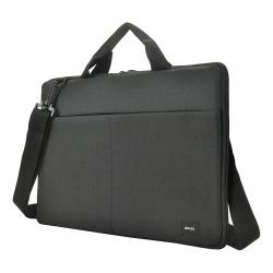 Deltaco Recycled 13-14 Laptop Sleeve, Handles, Shoulder Strap,black - Taske